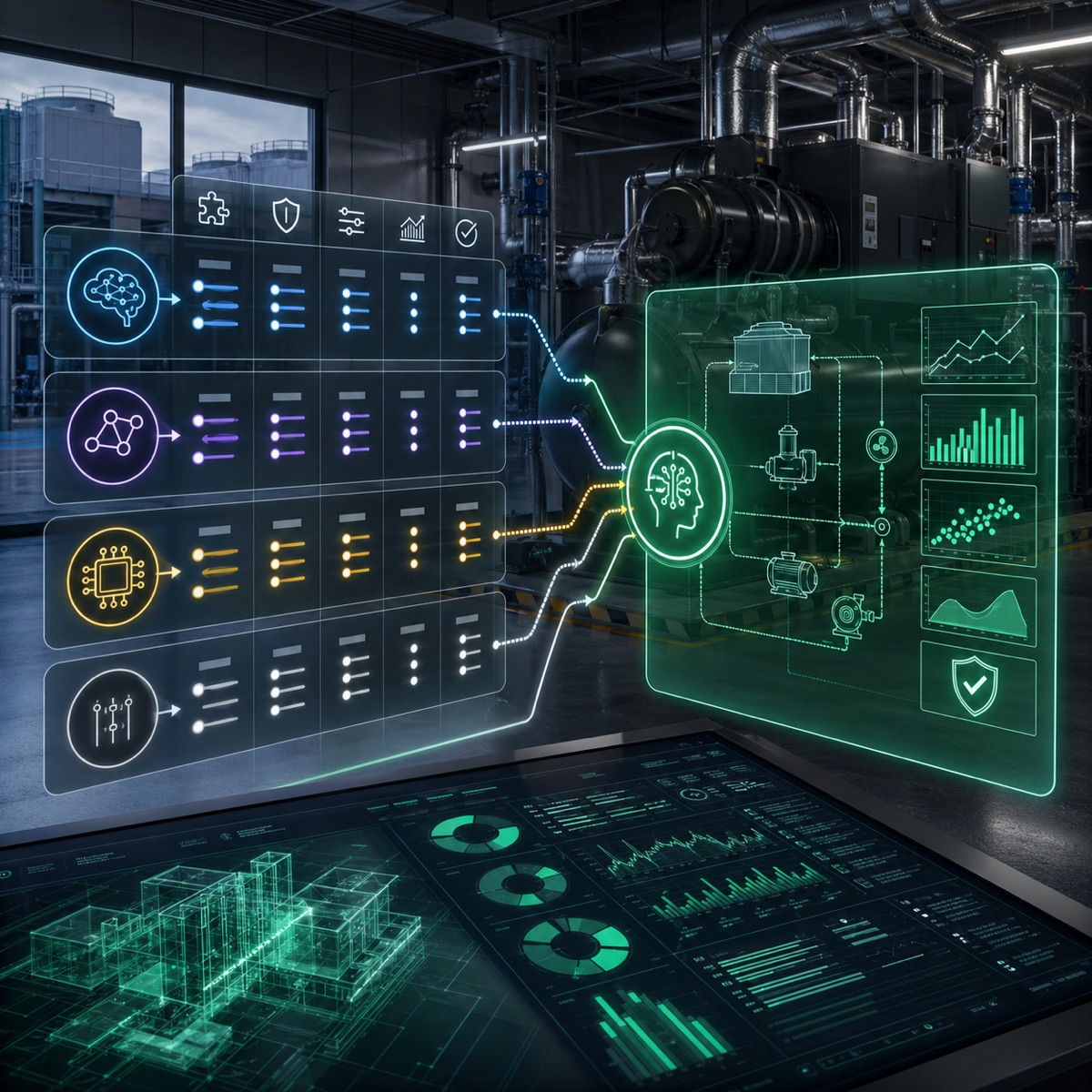 AI HVAC optimization platforms comparison across BMS integration, control authority, safety, and measurement evidence