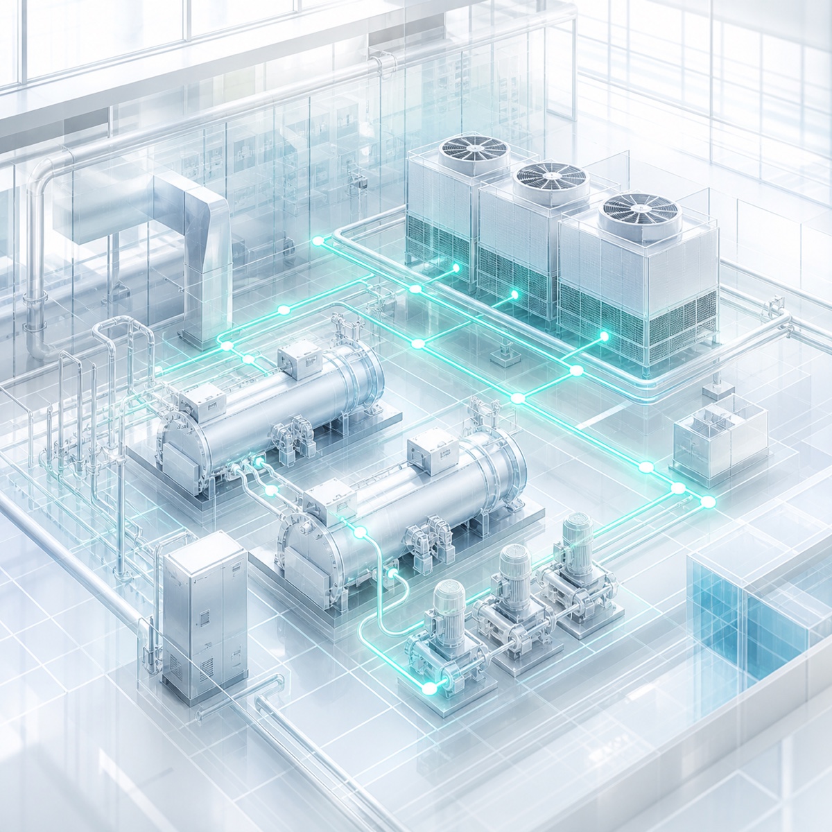 Digital twin of HVAC supervisory optimization