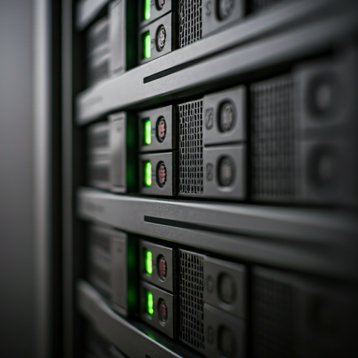 High-tech server rack